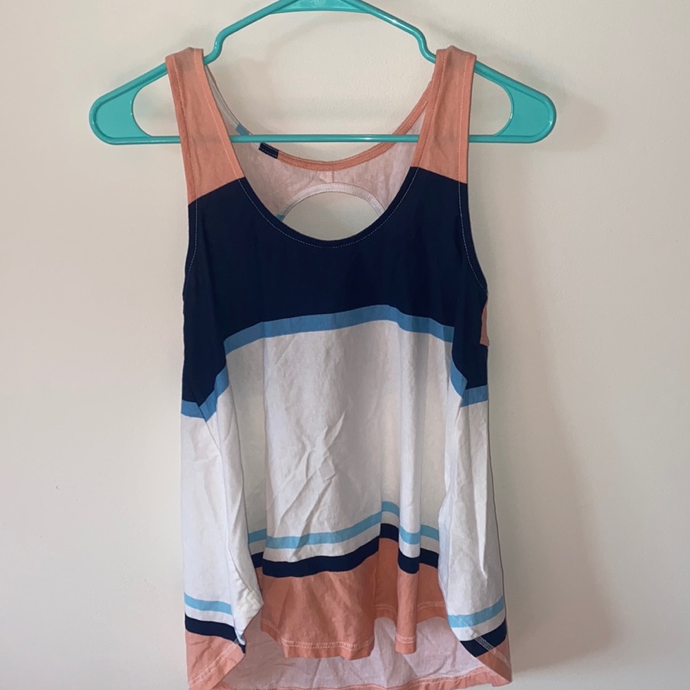 Anthropologie Open Back Tank Top